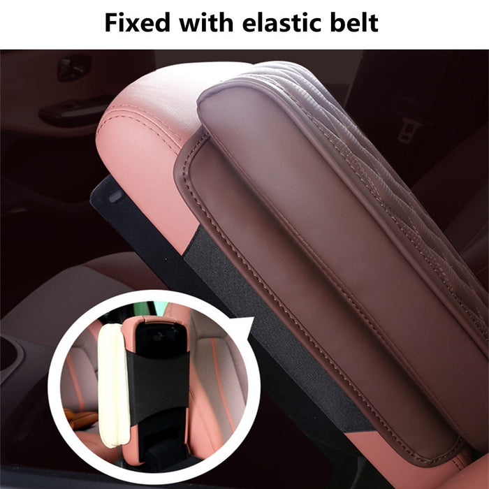 Premium Leather Car Armrest Pad