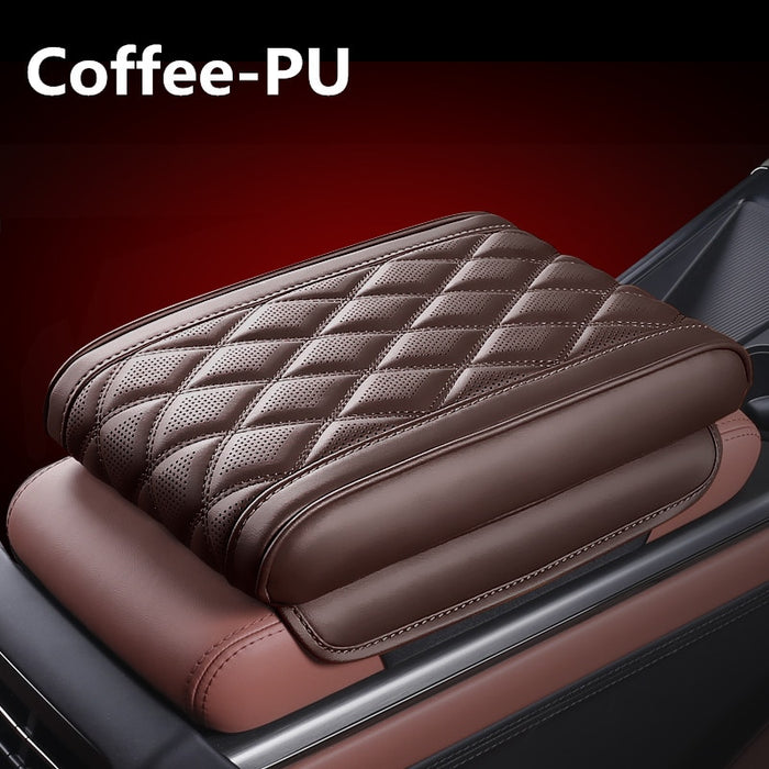 Premium Leather Car Armrest Pad