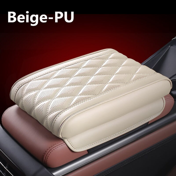 Premium Leather Car Armrest Pad