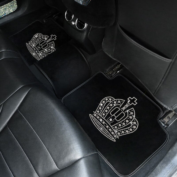 KAYSHION Studded Car Floor Mat Set