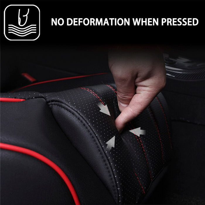 Striped Leather Car Seat Cover