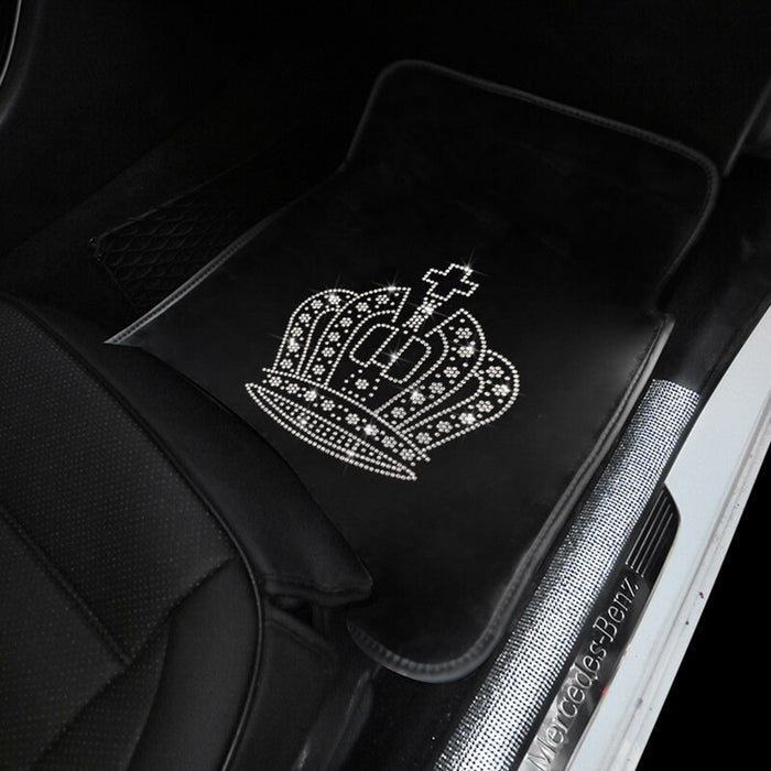 KAYSHION Studded Car Floor Mat Set