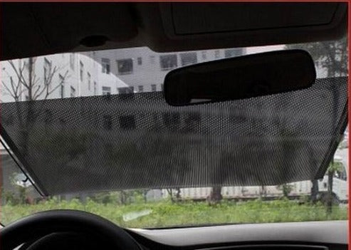 Retractable Vinyl Car Windshield Sun Shade