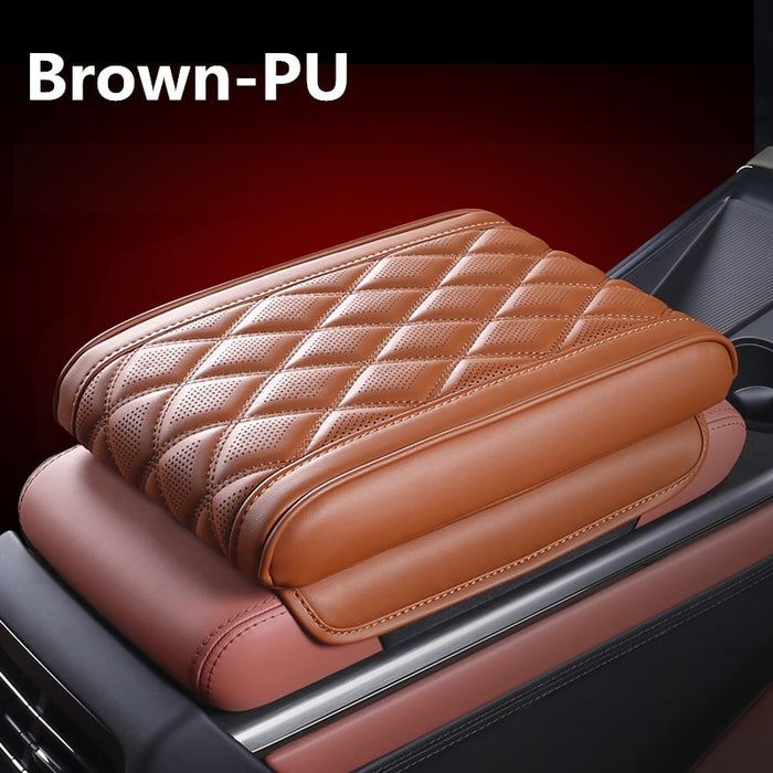 Premium Leather Car Armrest Pad