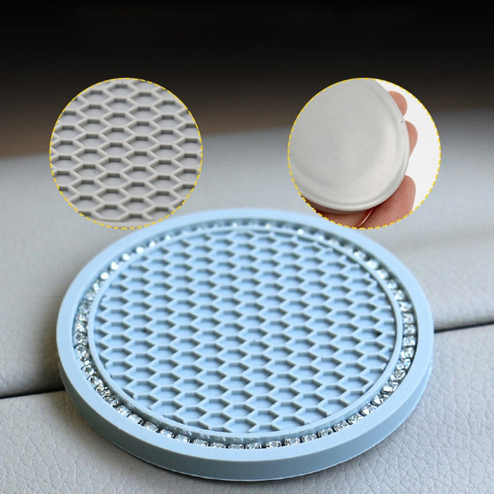 Honeycomb Silicone Car Cup Holder Mat