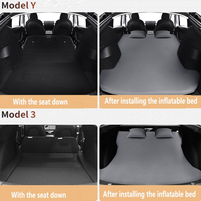 Tesla Model Y&3 Self-Inflating Car Air Mattress