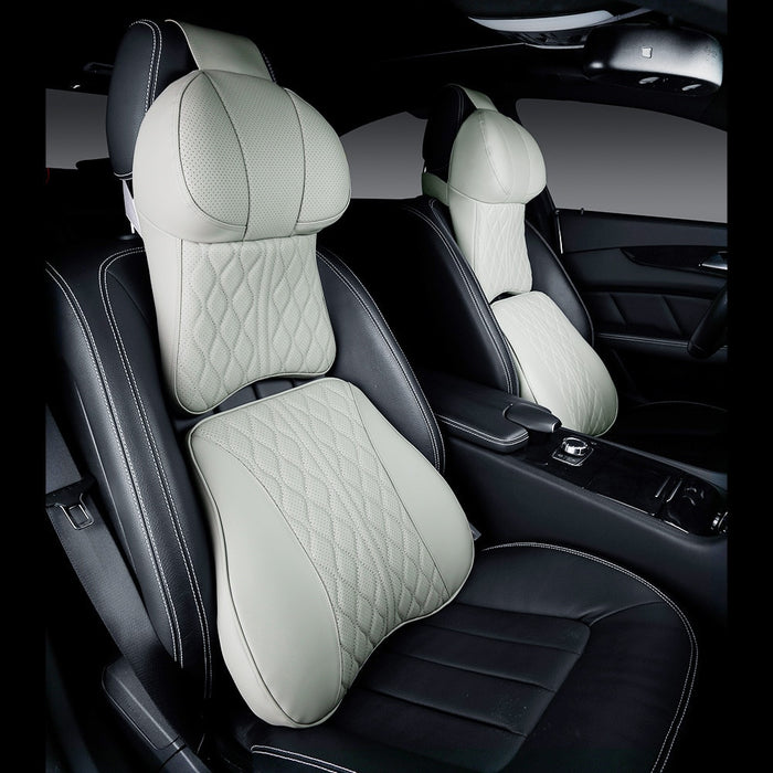 KAYSHION Luxury Leather Car Seat Cushion