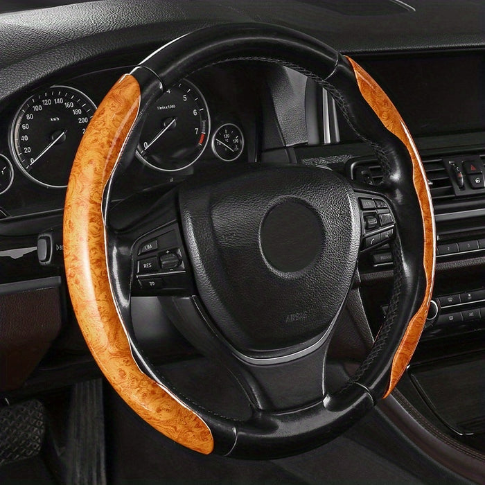 Carbon Fiber Sleek Steering Wheel Cover Set