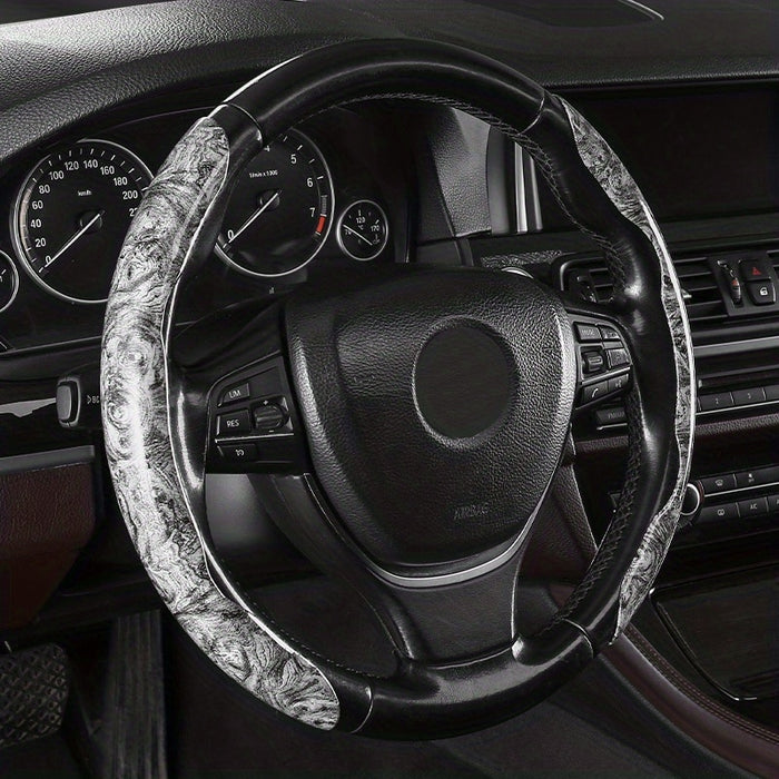 Carbon Fiber Sleek Steering Wheel Cover Set