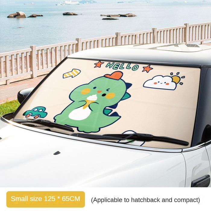 Cartoon Anime Car Windshield Sun Shade