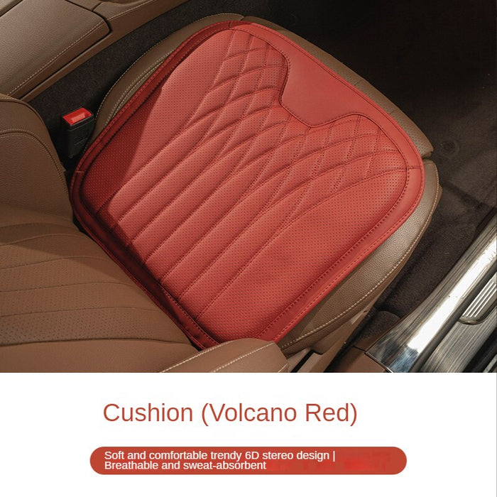 KAYSHION Punched Leather Car Seat Cushion