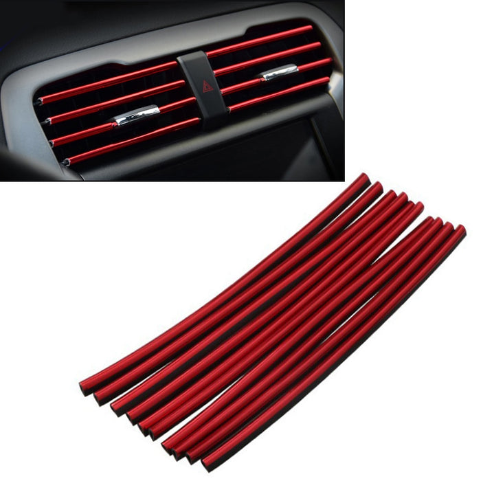 Car Air Outlet Decor Strip Set