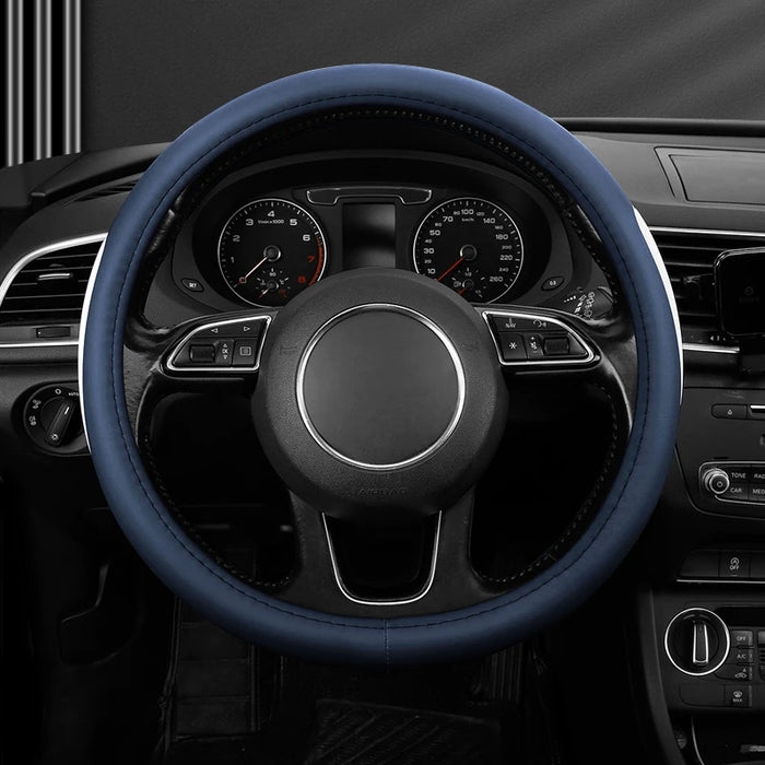 Leather Sports Steering Wheel Cover