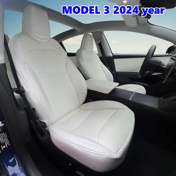 Tesla Model 3 Leather Car Seat Cover