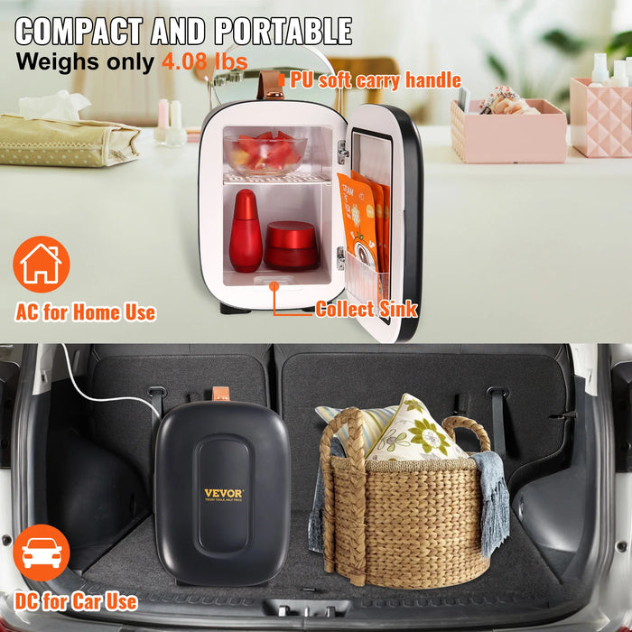 VEVOR 4L Mini Car Refrigerator