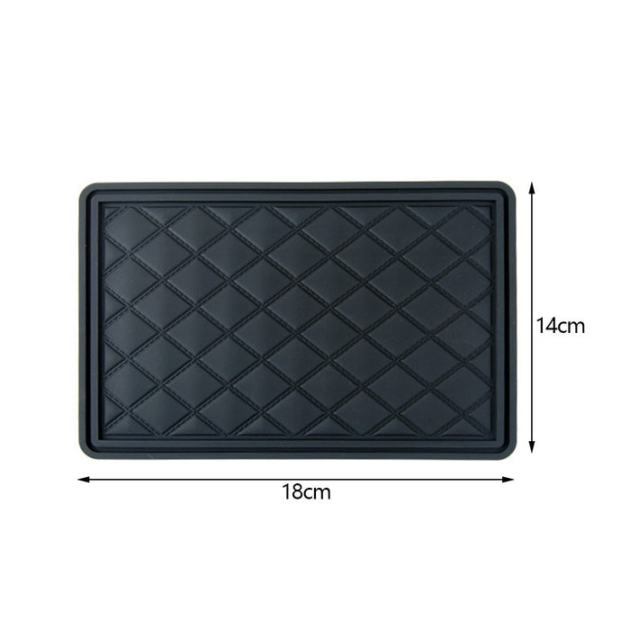 Black PVC Dashboard Mat