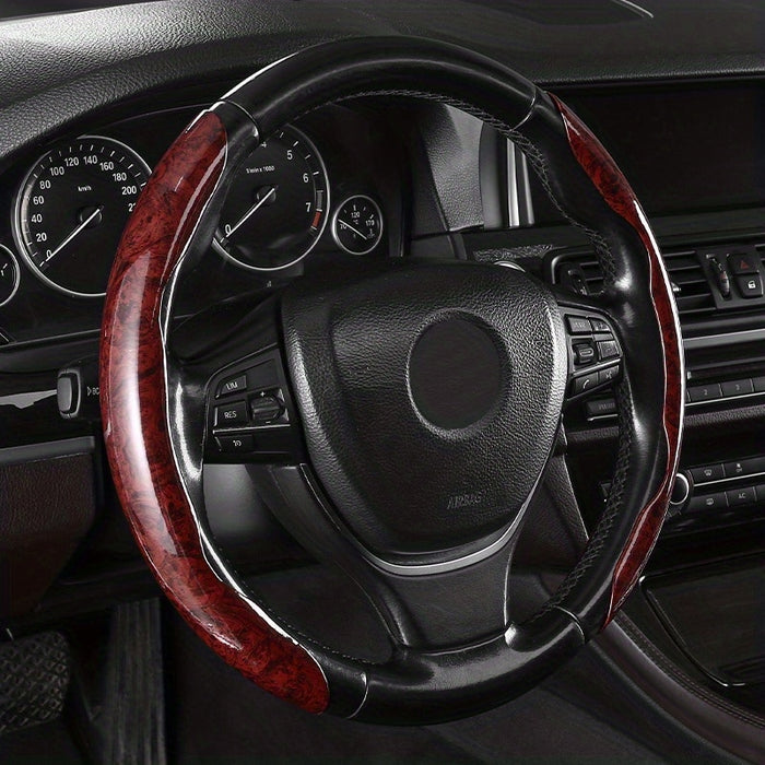 Carbon Fiber Sleek Steering Wheel Cover Set