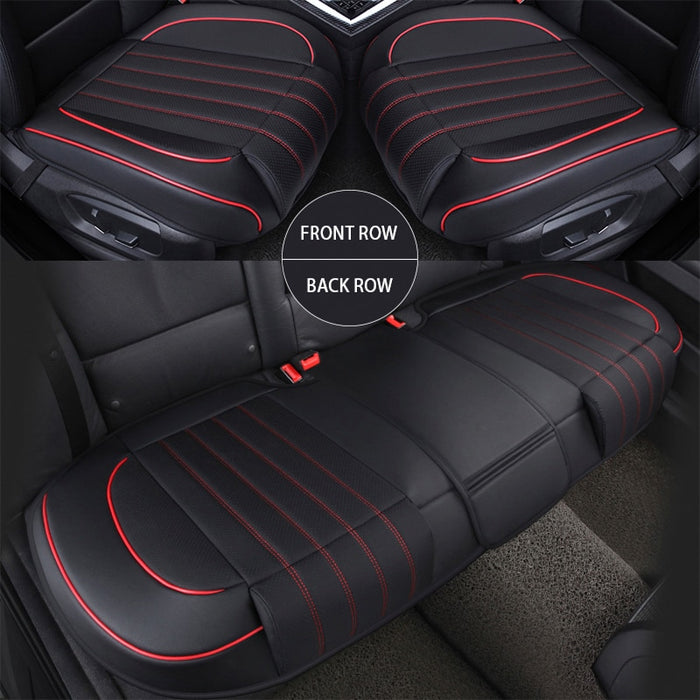 Striped Leather Car Seat Cover