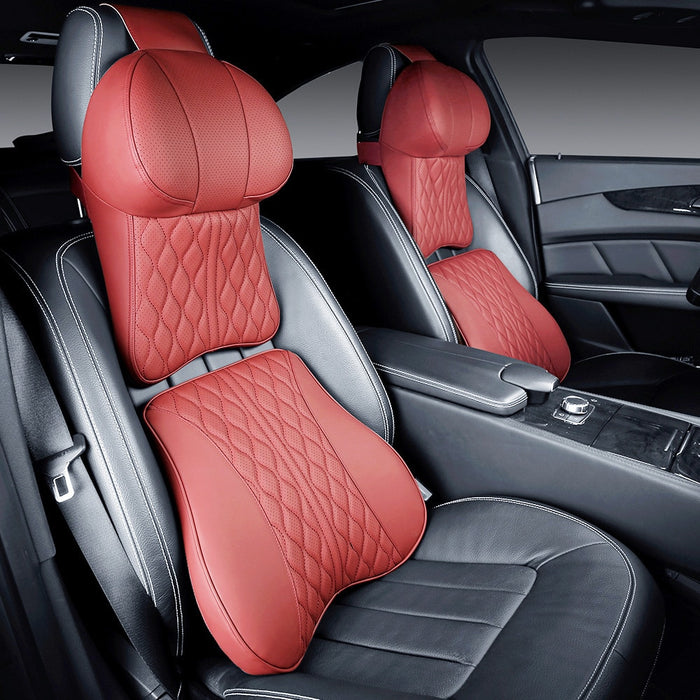 KAYSHION Luxury Leather Car Seat Cushion