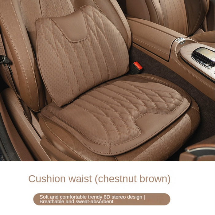 KAYSHION Punched Leather Car Seat Cushion