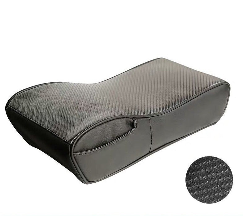 Plain PU Leather Car Armrest Pad