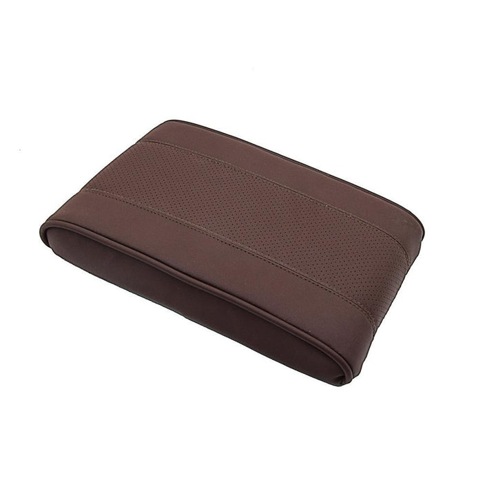 Punched Leather Car Armrest Pad