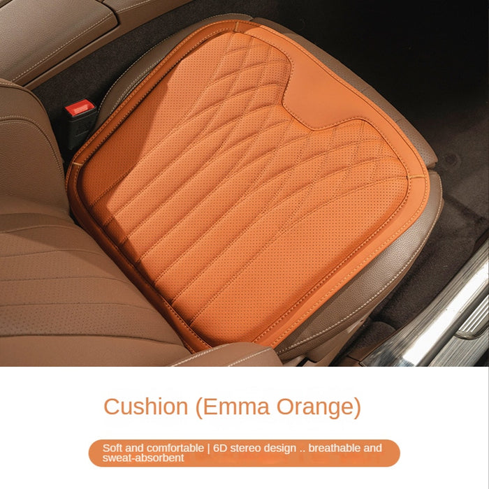 KAYSHION Punched Leather Car Seat Cushion