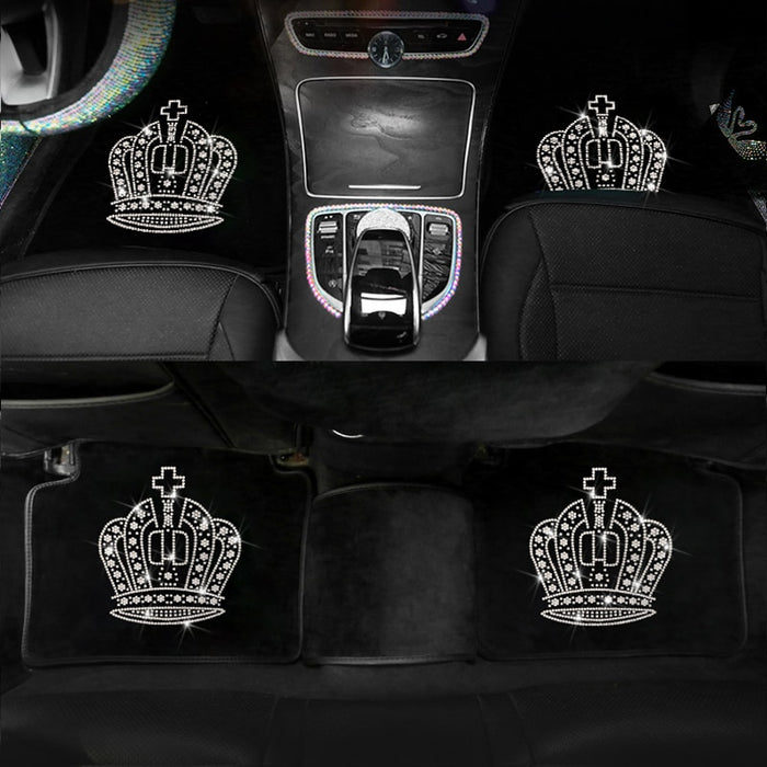 KAYSHION Studded Car Floor Mat Set