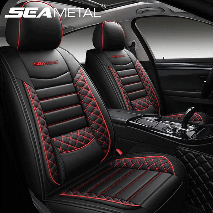 Lattice Leather Car Seat Cover