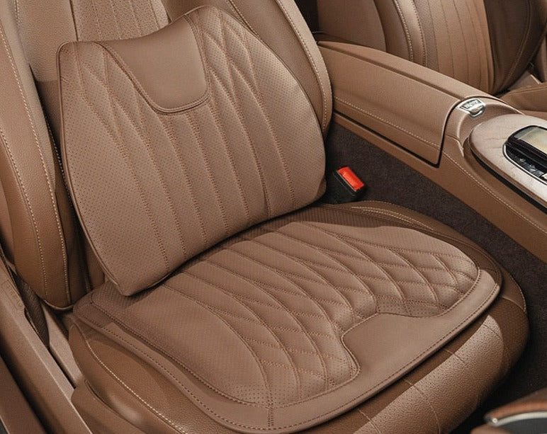 KAYSHION Punched Leather Car Seat Cushion