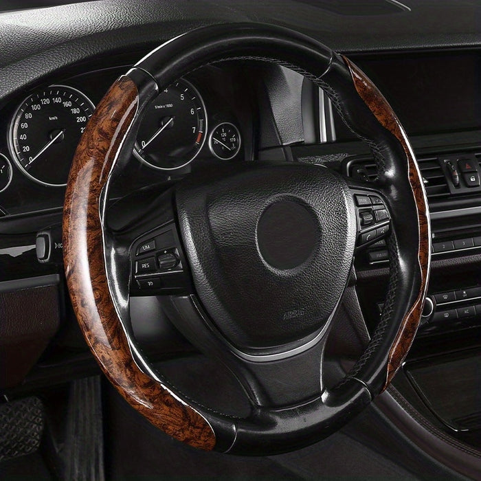 Carbon Fiber Sleek Steering Wheel Cover Set